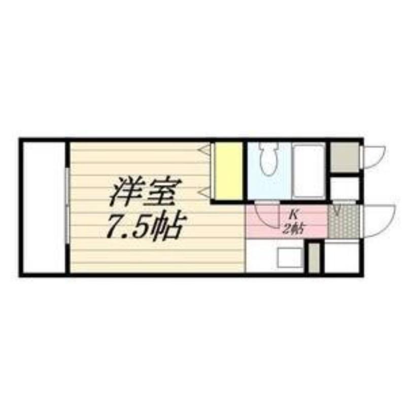 メゾン・ド・ウルス(ワンルーム/4階)の間取り写真