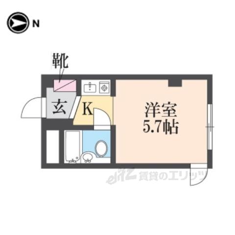 ききょう元町ビル(ワンルーム/3階)の間取り写真