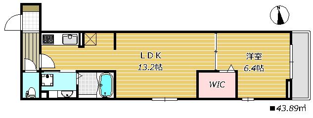 メゾンフォレスト.M(1LDK/1階)の間取り写真