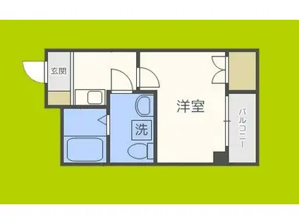 MY江之子島マンション(ワンルーム/7階)の間取り写真