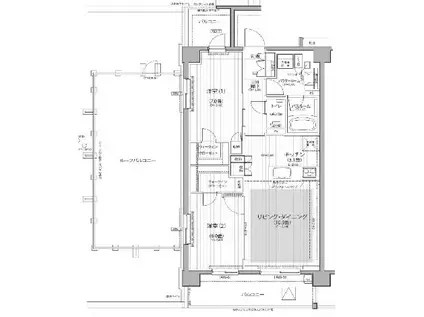 Nステージ東小金井(2LDK/5階)の間取り写真