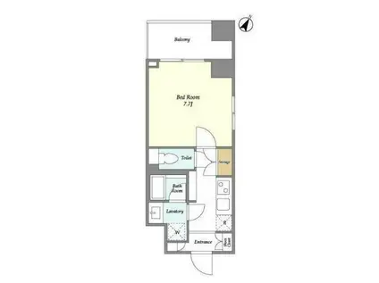 ナーベルお茶の水(1K/7階)の間取り写真