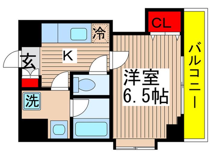 IG・マンション(1K/3階)の間取り写真