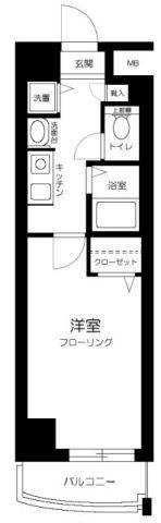 AZALEAHOUSE練馬(1K/7階)の間取り写真