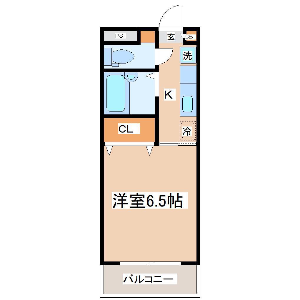 フォレストプラザ(1K/1階)の間取り写真
