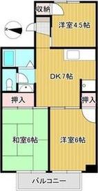 セジュール百舌鳥(3DK/2階)の間取り写真
