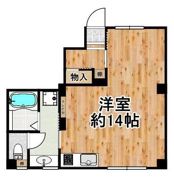 アーバン西九条(ワンルーム/1階)の間取り写真
