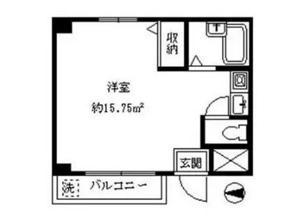 アドバンス東長崎(ワンルーム/3階)の間取り写真