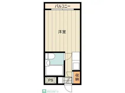 メゾン・ド・ノア明神町(ワンルーム/5階)の間取り写真