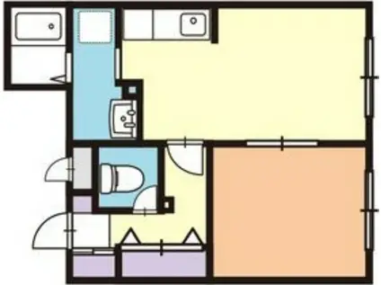 ライフハイツ(1DK/2階)の間取り写真