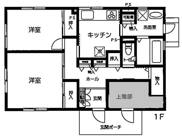 CASA池袋(2K/1階)の間取り写真