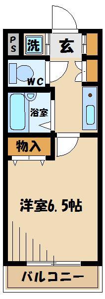 セントラルパークハイツ(1K/3階)の間取り写真