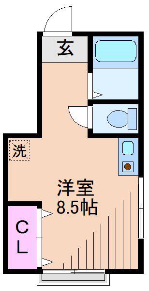 NOTOS(ワンルーム/2階)の間取り写真