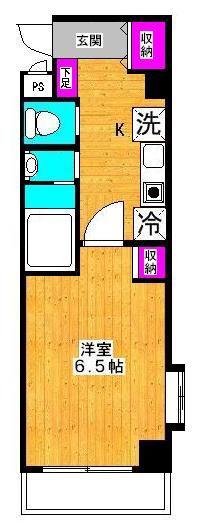レジデンス武井(1K/2階)の間取り写真