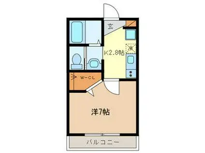 ラ・クール西川口918202(1K/3階)の間取り写真