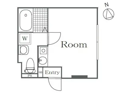 BOASORTE大森西(ワンルーム/3階)の間取り写真