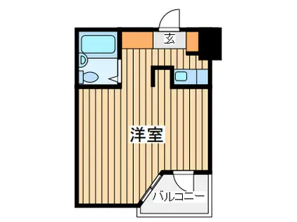 スカイコート日吉第2(ワンルーム/4階)の間取り写真