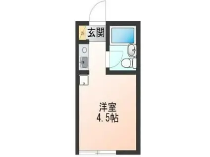 ハイツJY(ワンルーム/1階)の間取り写真