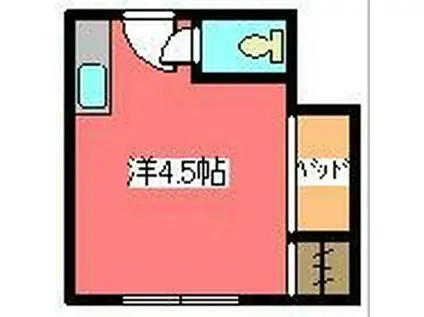 メゾンダイトウ(ワンルーム/3階)の間取り写真