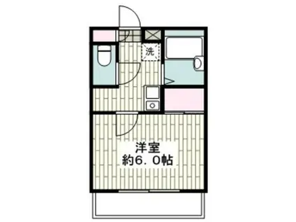 レオパレスシャルマン(1K/3階)の間取り写真