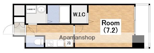 LOUIS RESIDENCE 天王寺町北(1K/11階)の間取り写真