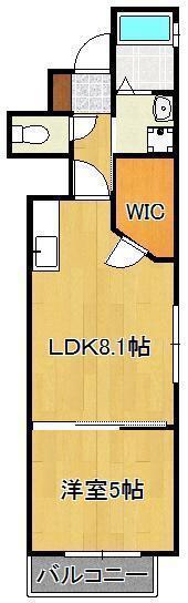 サンクレシア戸畑駅前(1LDK/3階)の間取り写真