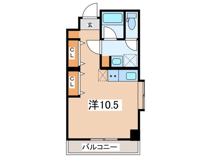 リコーレ中町(ワンルーム/3階)の間取り写真