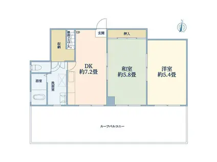 Mビル(2DK/3階)の間取り写真
