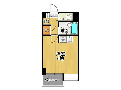 LILY-BE郡山I(ワンルーム/3階)の間取り写真