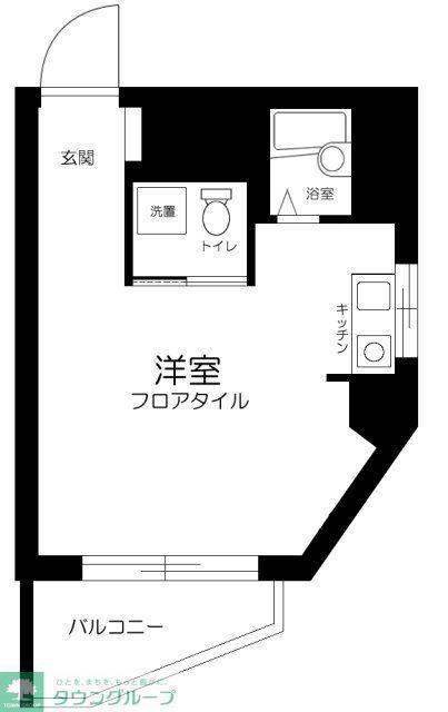 本郷モトフジビル(ワンルーム/7階)の間取り写真