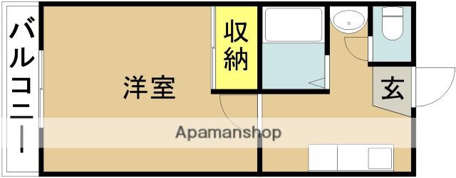 NA ROOMS(1K/2階)の間取り写真