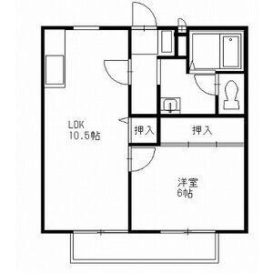 グランナチュール宝石台A(1LDK/2階)の間取り写真
