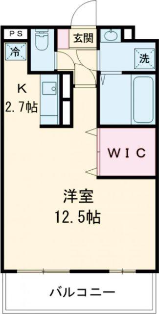 フォレスタ(ワンルーム/1階)の間取り写真