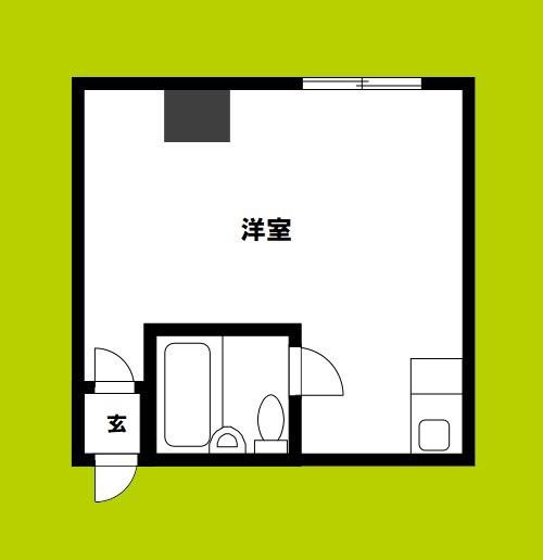 大宝今里CTスクエア(ワンルーム/3階)の間取り写真