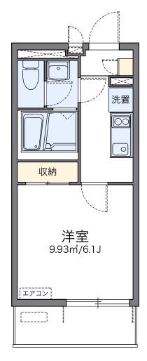 レオネクスト御影中町(1K/3階)の間取り写真