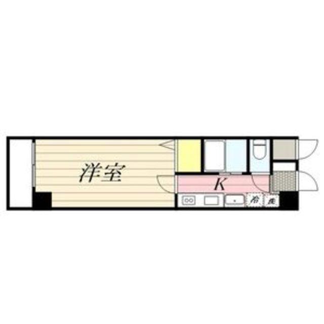 セレス香住ケ丘II(1K/5階)の間取り写真