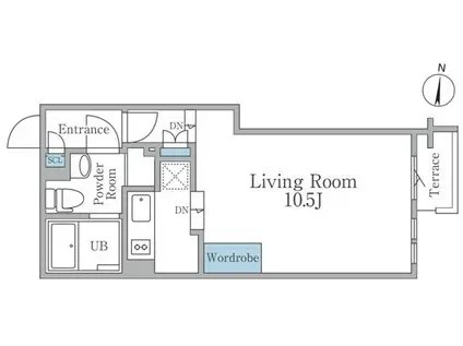 LAPULE明大前-ラプレ明大前-(ワンルーム/1階)の間取り写真