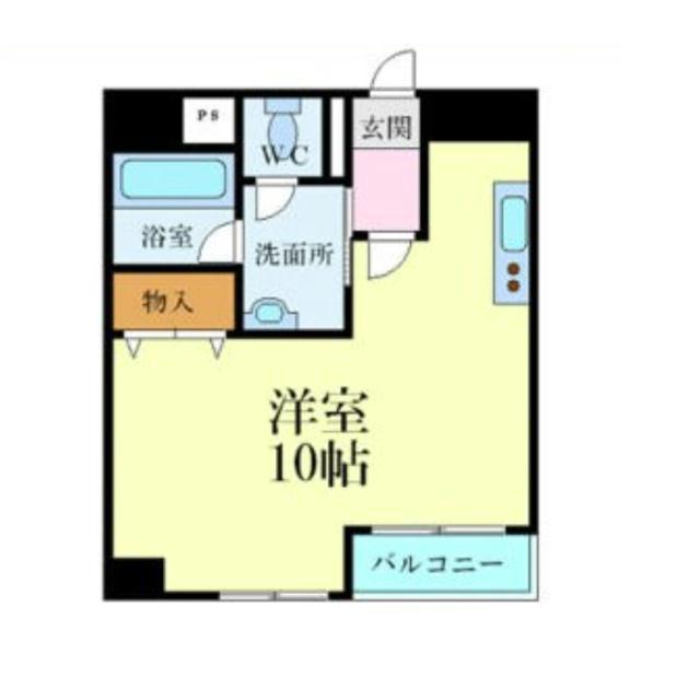 KEIマンション(ワンルーム/7階)の間取り写真