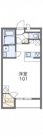 レオパレスエミネンス(1K/3階)の間取り写真