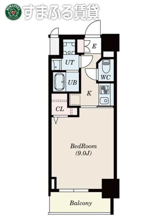 S-RESIDENCE安城ADORABLE(1K/10階)の間取り写真