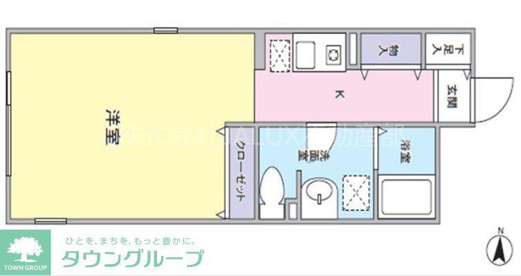 シェールグラン久が原(ワンルーム/4階)の間取り写真