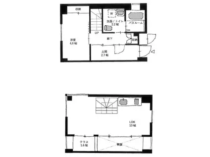 RIM本庄(1LDK/5階)の間取り写真