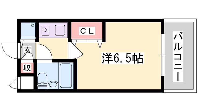 ベルトピア手柄V(1K/3階)の間取り写真