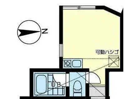 オアシス井土ヶ谷(ワンルーム/2階)の間取り写真