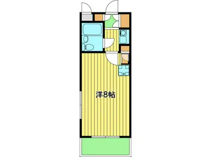 グランノーヴァ中野(1K/3階)の間取り写真