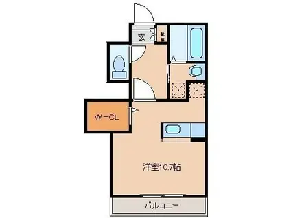 Y.A.K.M1(ワンルーム/1階)の間取り写真