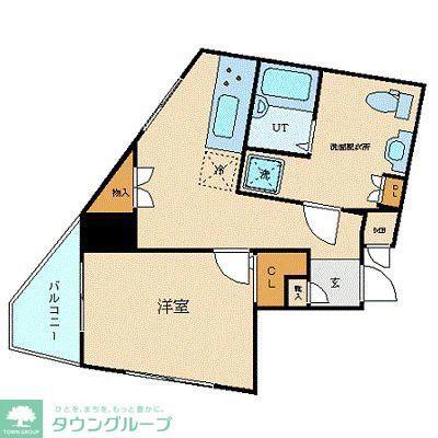 フェニックス笹塚弐番館(1DK/8階)の間取り写真
