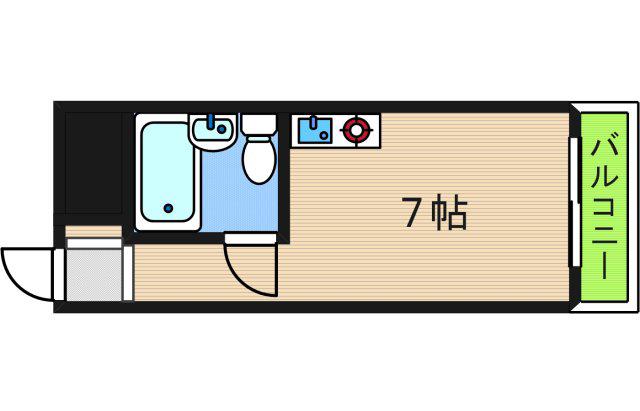 プレアール新北島(ワンルーム/5階)の間取り写真