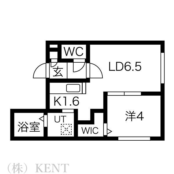 VICTOIRE(1LDK/3階)の間取り写真