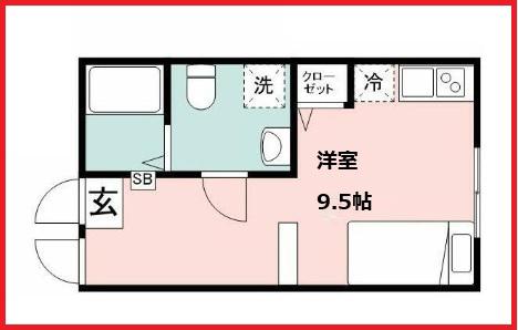 コモドアビターレ(ワンルーム/3階)の間取り写真